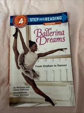 Children book Step into Reading level 4: Ballerina Dreams (Pink & Blue cover)